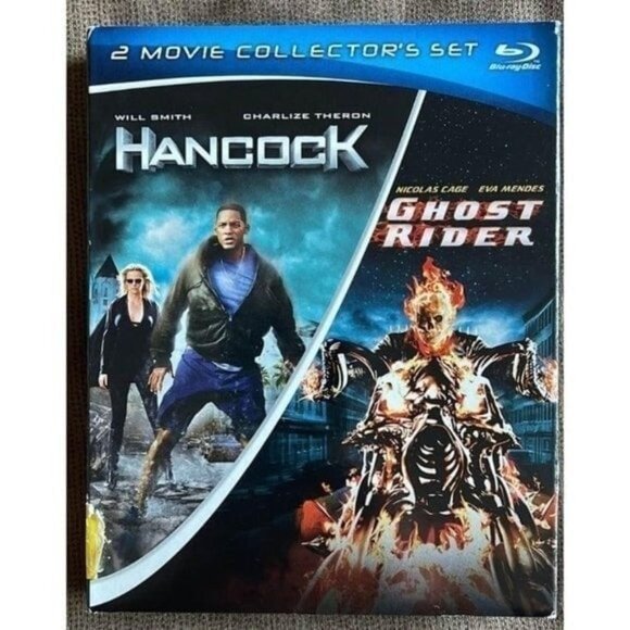 Hancock / Ghost Rider (Blu-ray Disc, 2-Disc Set) - Will Smith, Nicolas Cage - Picture 1 of 7